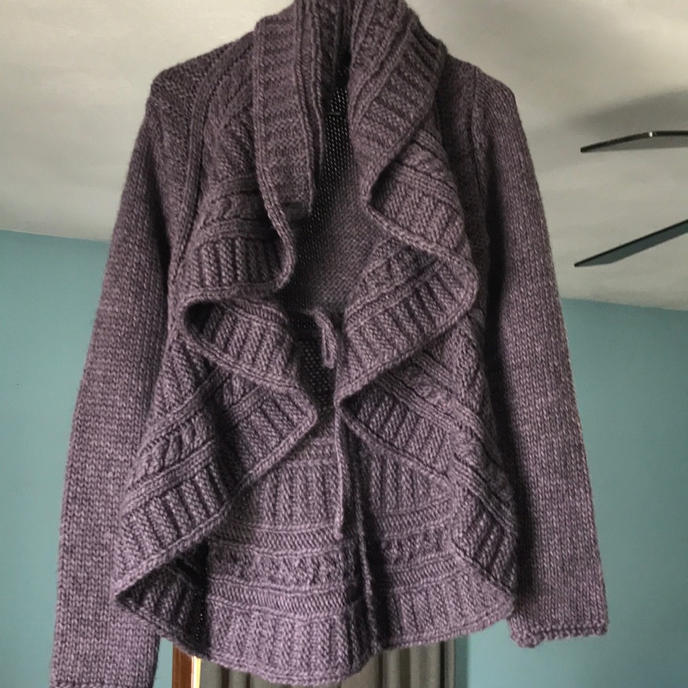 Tie front sweater made in Italy never worn